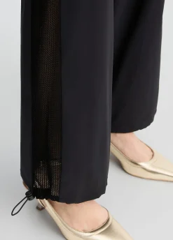 Liu Jo Pantalon avec insert en résille|Femme Vêtements De Sport|Pantalons