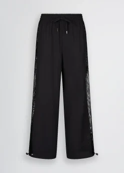 Liu Jo Pantalon avec insert en résille|Femme Vêtements De Sport|Pantalons