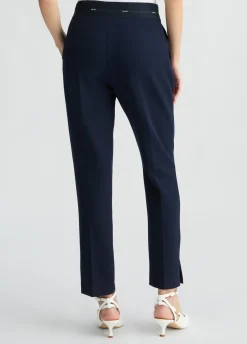 Liu Jo Pantalon avec taille logotée|Femme Pantalons|Tailleurs