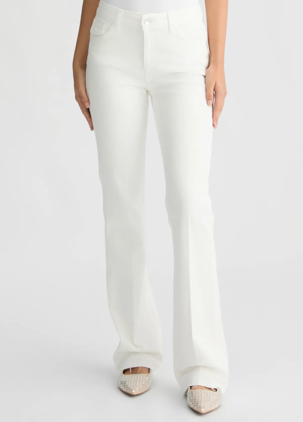 Liu Jo Pantalon bootcut avec strass|Femme Pantalons