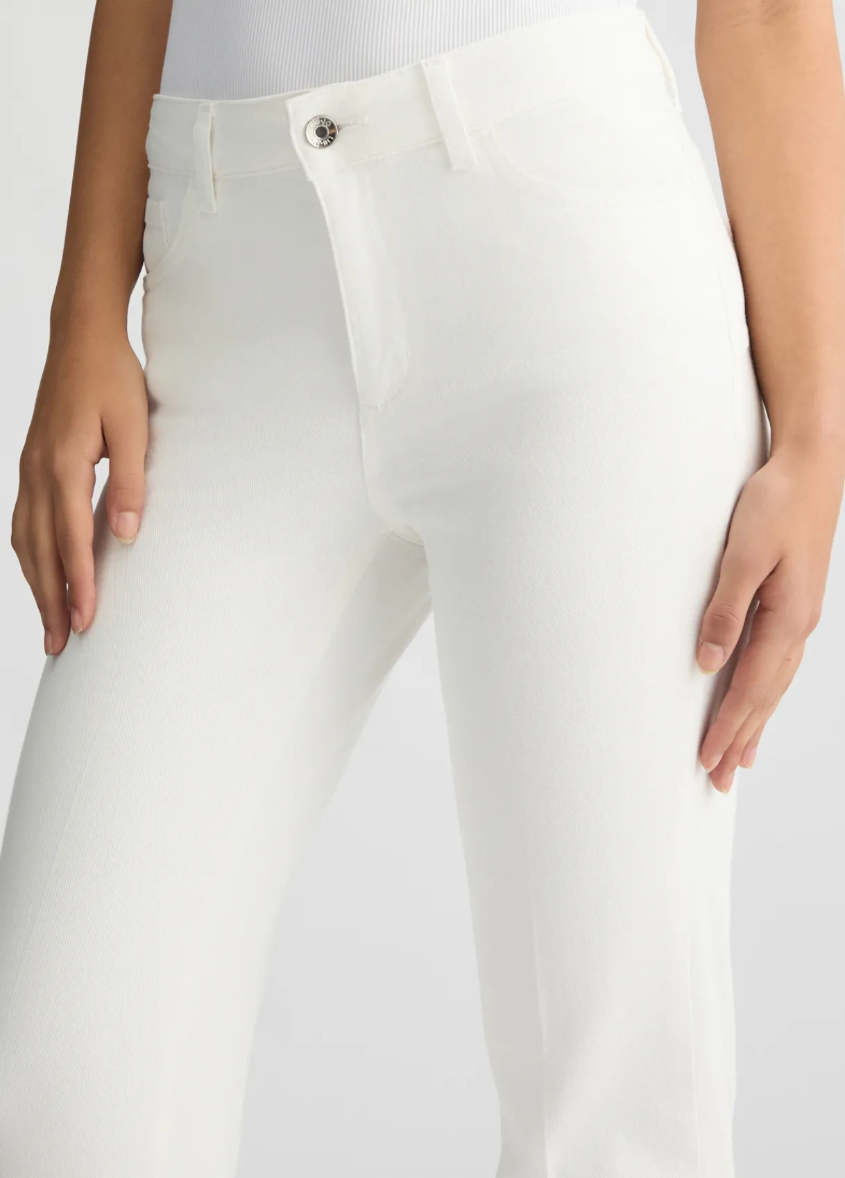 Liu Jo Pantalon bootcut avec strass|Femme Pantalons