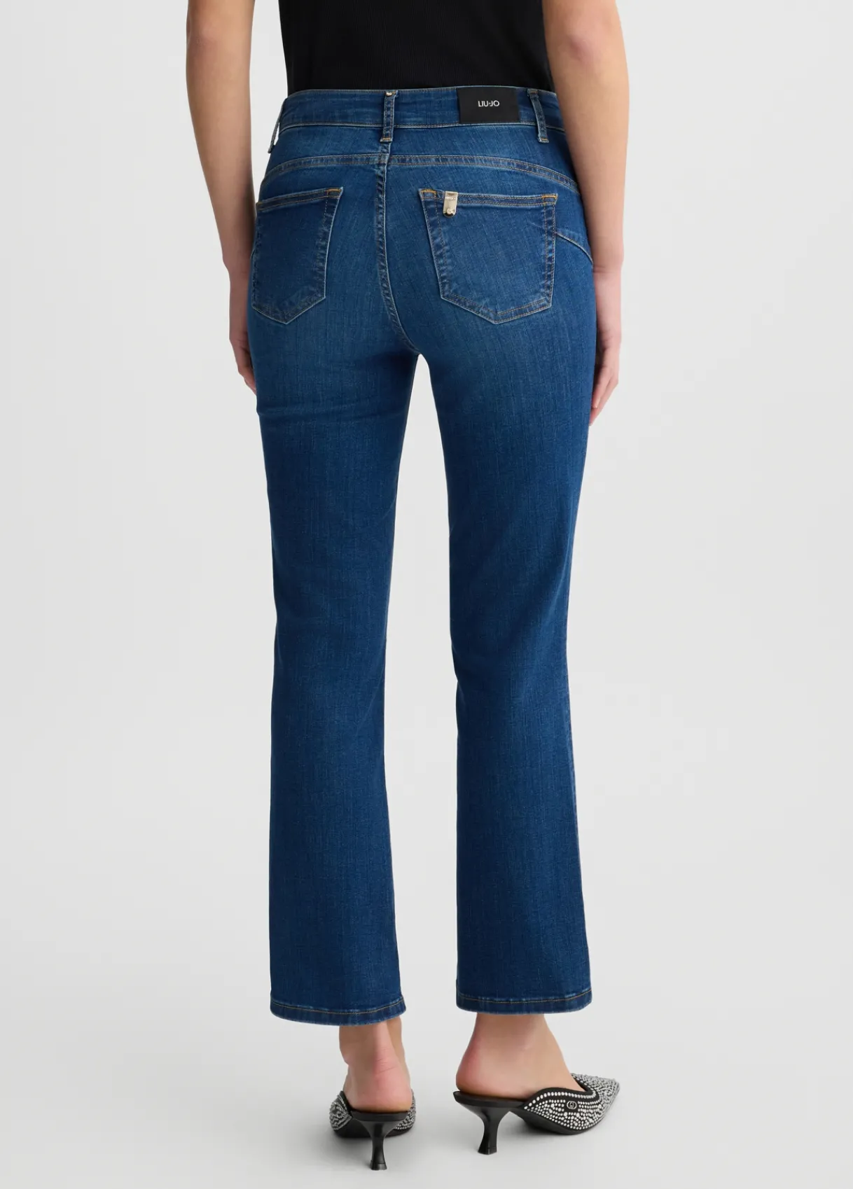 Liu Jo Pantalon bootcut taille haute|Femme Jeans Skinny