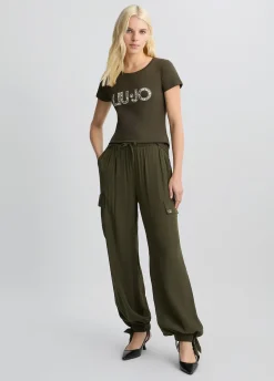 Liu Jo Pantalon cargo|Femme Mode Plage|Pantalons