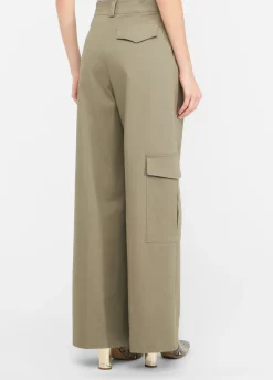 Liu Jo Pantalon cargo en coton|Femme Pantalons