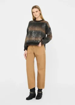 Liu Jo Pantalon carotte à taille haute|Femme Pantalons