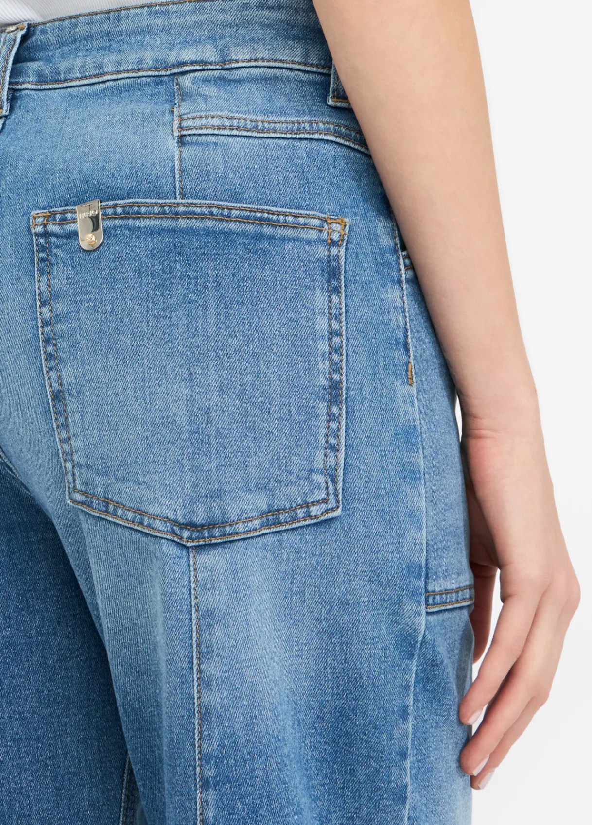 Liu Jo Pantalon carotte à taille haute|Femme Jeans Droit