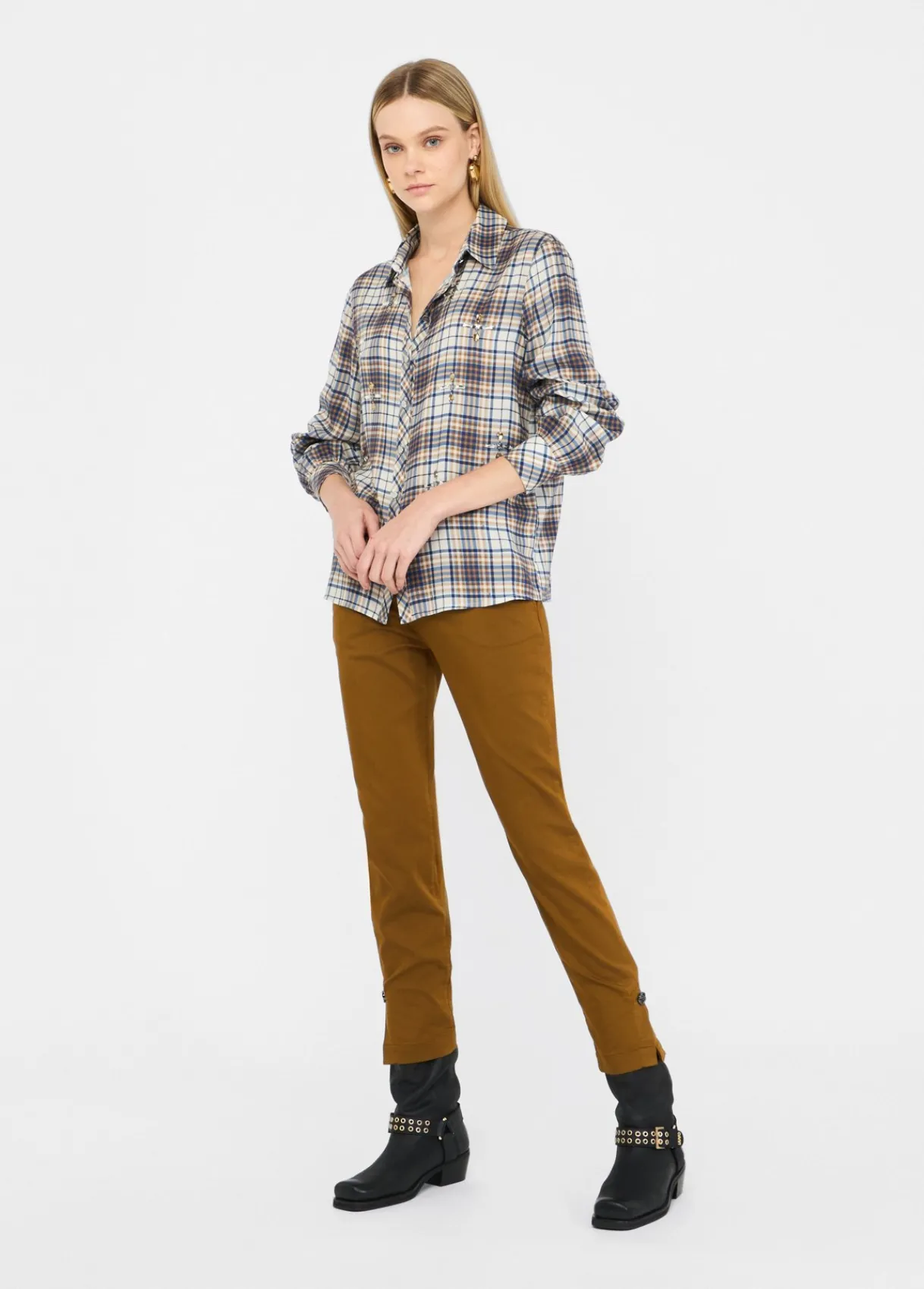 Liu Jo Pantalon chino coupe slim|Femme Pantalons