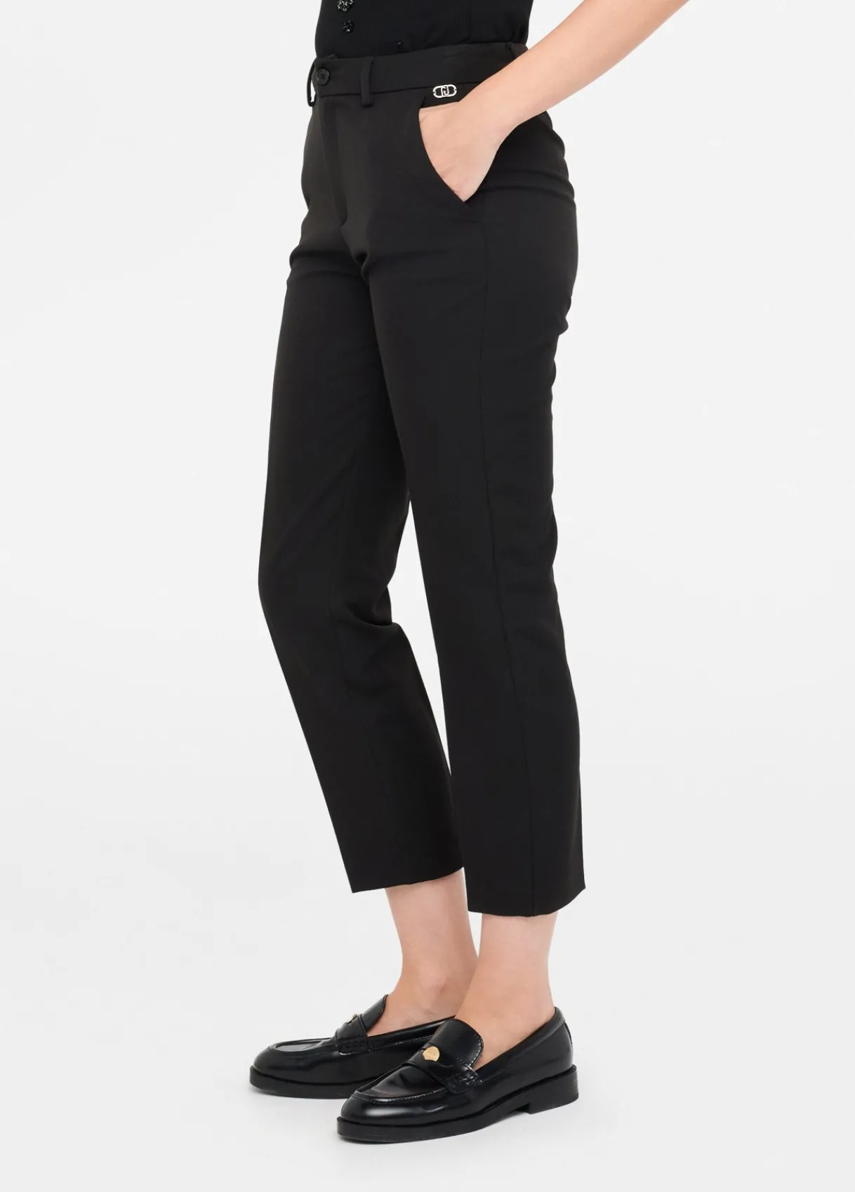 Liu Jo Pantalon chino coupe slim|Femme Pantalons