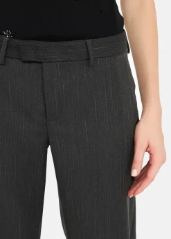 Liu Jo Pantalon cigarette rayé|Femme Pantalons