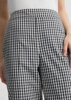 Liu Jo Pantalon cropped à carreaux|Femme Pantalons|Tailleurs