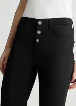 Liu Jo Pantalon cropped à taille haute|Femme Pantalons