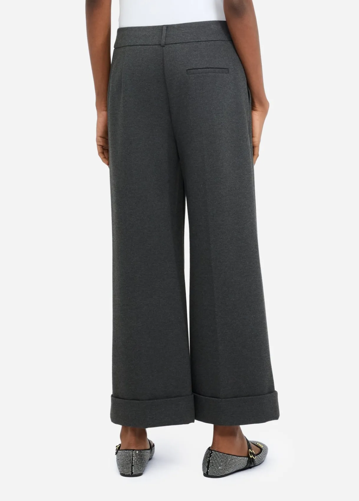 Liu Jo Pantalon cropped avec pli|Femme Pantalons