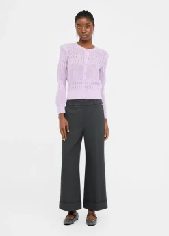 Liu Jo Pantalon cropped avec pli|Femme Pantalons