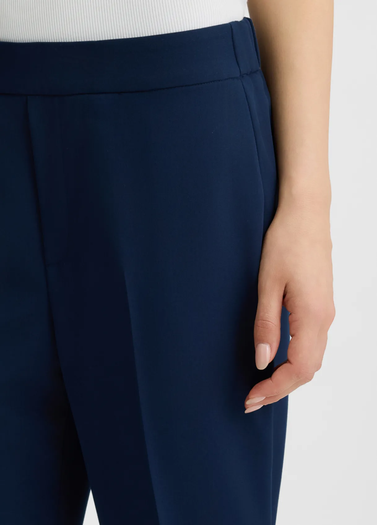 Liu Jo Pantalon cropped avec pli|Femme Pantalons