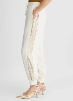 Liu Jo Pantalon de jogging avec paillettes|Femme Vêtements De Sport|Pantalons