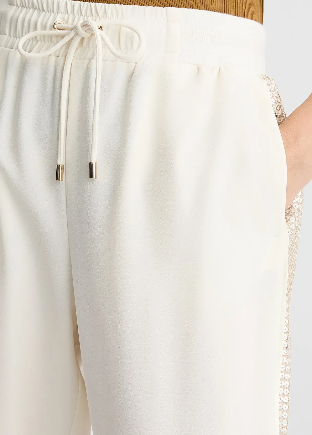 Liu Jo Pantalon de jogging avec paillettes|Femme Vêtements De Sport|Pantalons