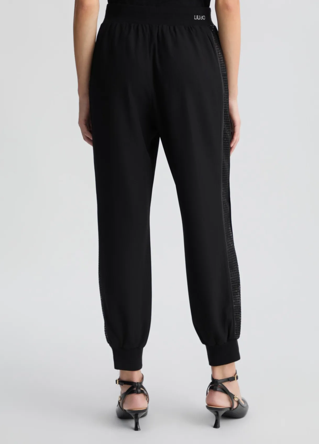 Liu Jo Pantalon de jogging avec paillettes|Femme Vêtements De Sport|Pantalons