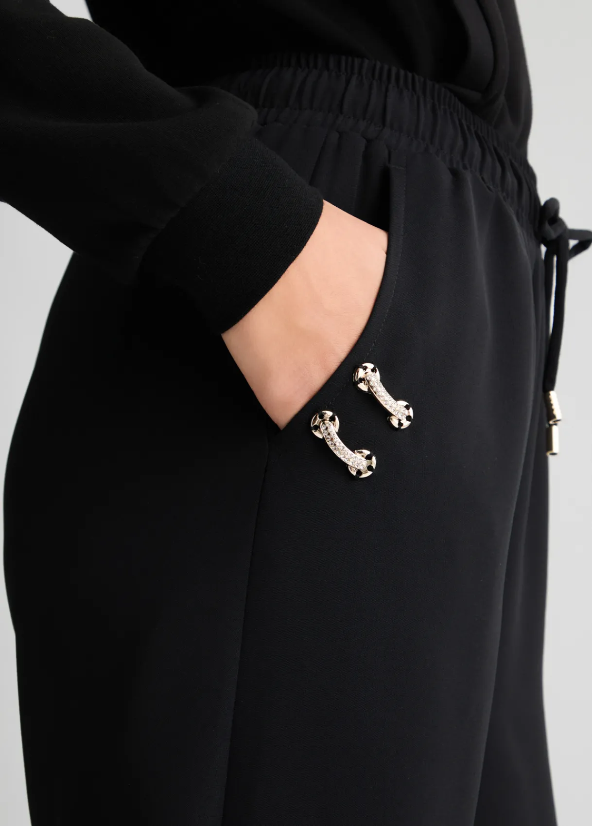 Liu Jo Pantalon de jogging cropped|Femme Vêtements De Sport|Pantalons