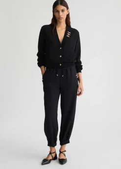 Liu Jo Pantalon de jogging cropped|Femme Vêtements De Sport|Pantalons