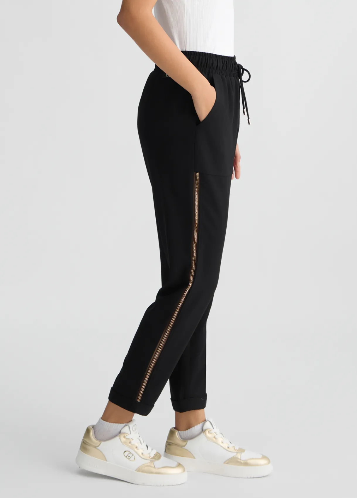 Liu Jo Pantalon de jogging en cady|Femme Vêtements De Sport|Pantalons