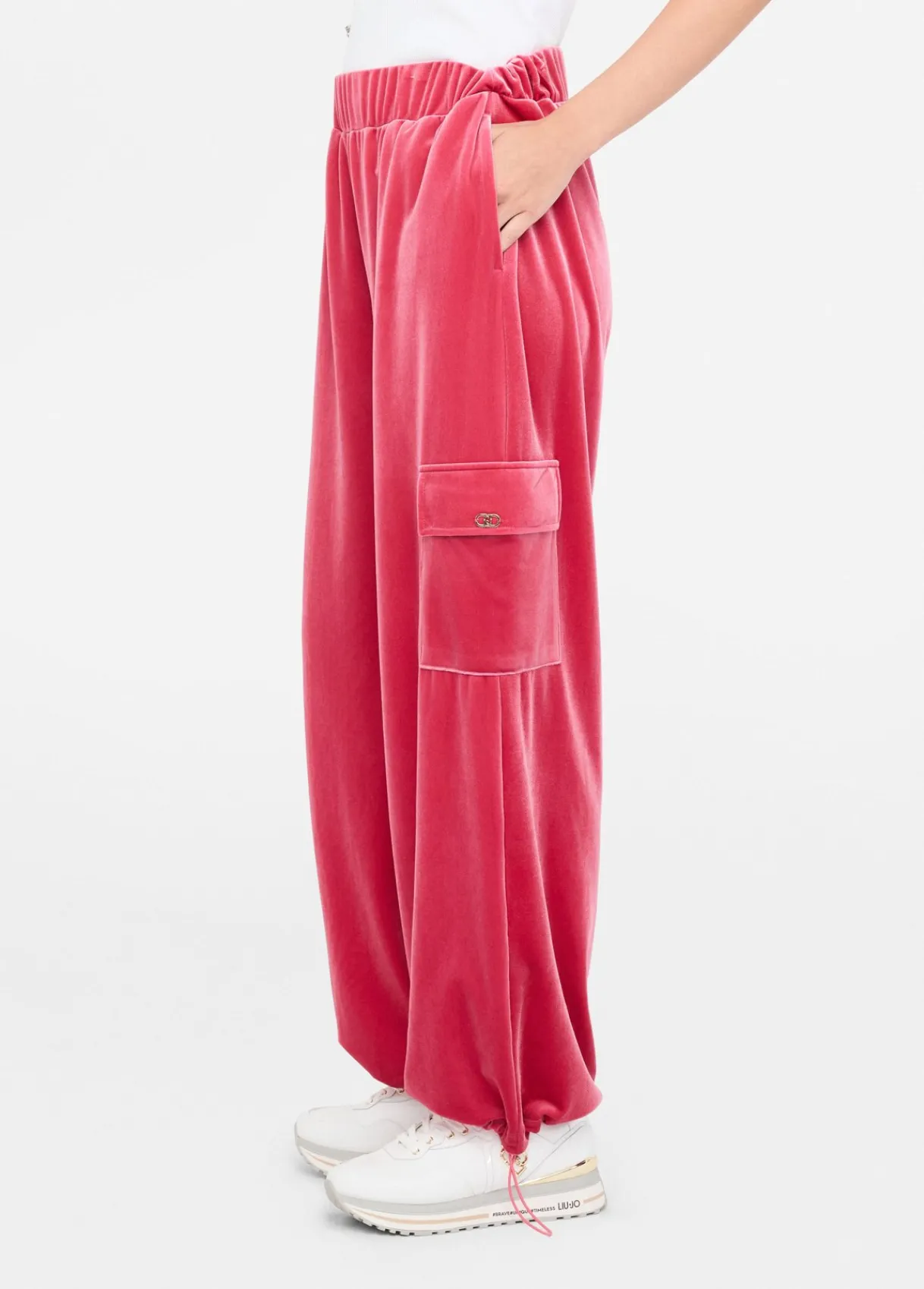 Liu Jo Pantalon de jogging en chenille|Femme Vêtements De Sport|Pantalons
