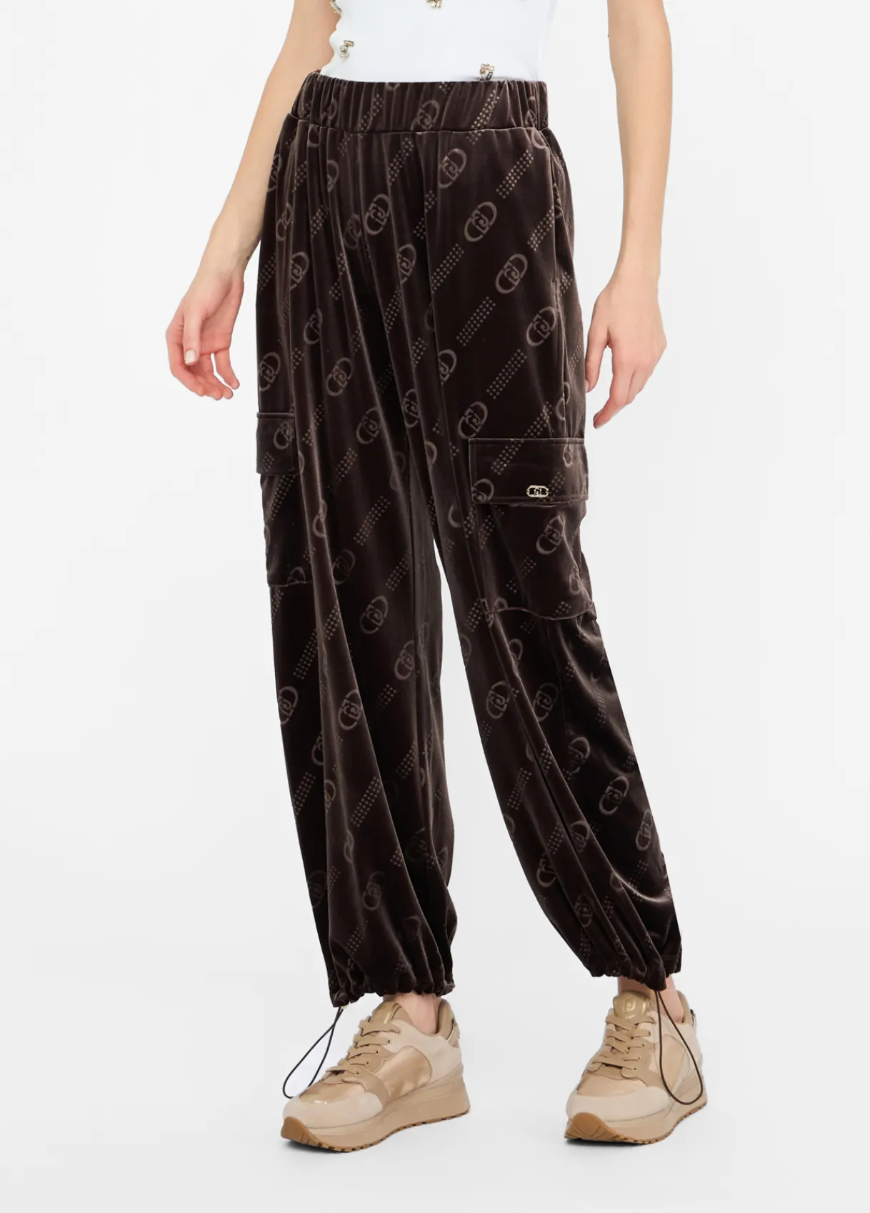 Liu Jo Pantalon de jogging en chenille|Femme Vêtements De Sport|Pantalons