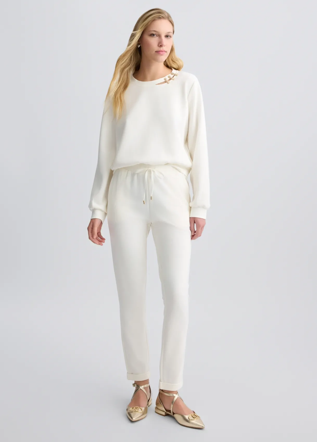 Liu Jo Pantalon de jogging en jersey|Femme Vêtements De Sport|Pantalons
