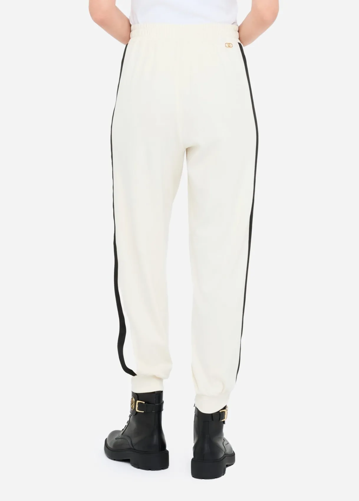 Liu Jo Pantalon de jogging en molleton avec dentelle|Femme Vêtements De Sport|Pantalons