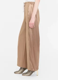 Liu Jo Pantalon de jogging en nylon et satin|Femme Vêtements De Sport|Pantalons