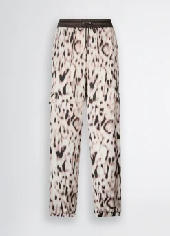Liu Jo Pantalon de jogging en satin imprimé|Femme Vêtements De Sport|Pantalons