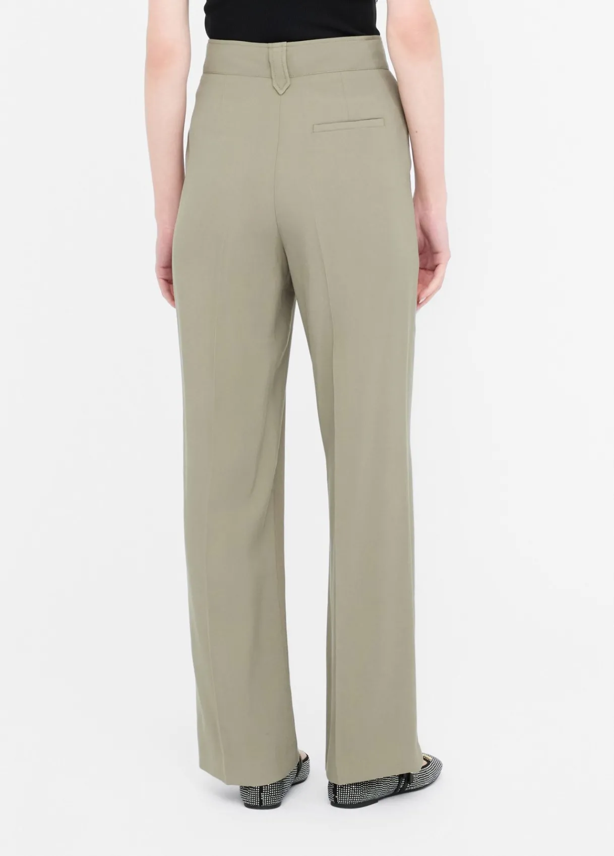 Liu Jo Pantalon droit en gabardine|Femme Pantalons