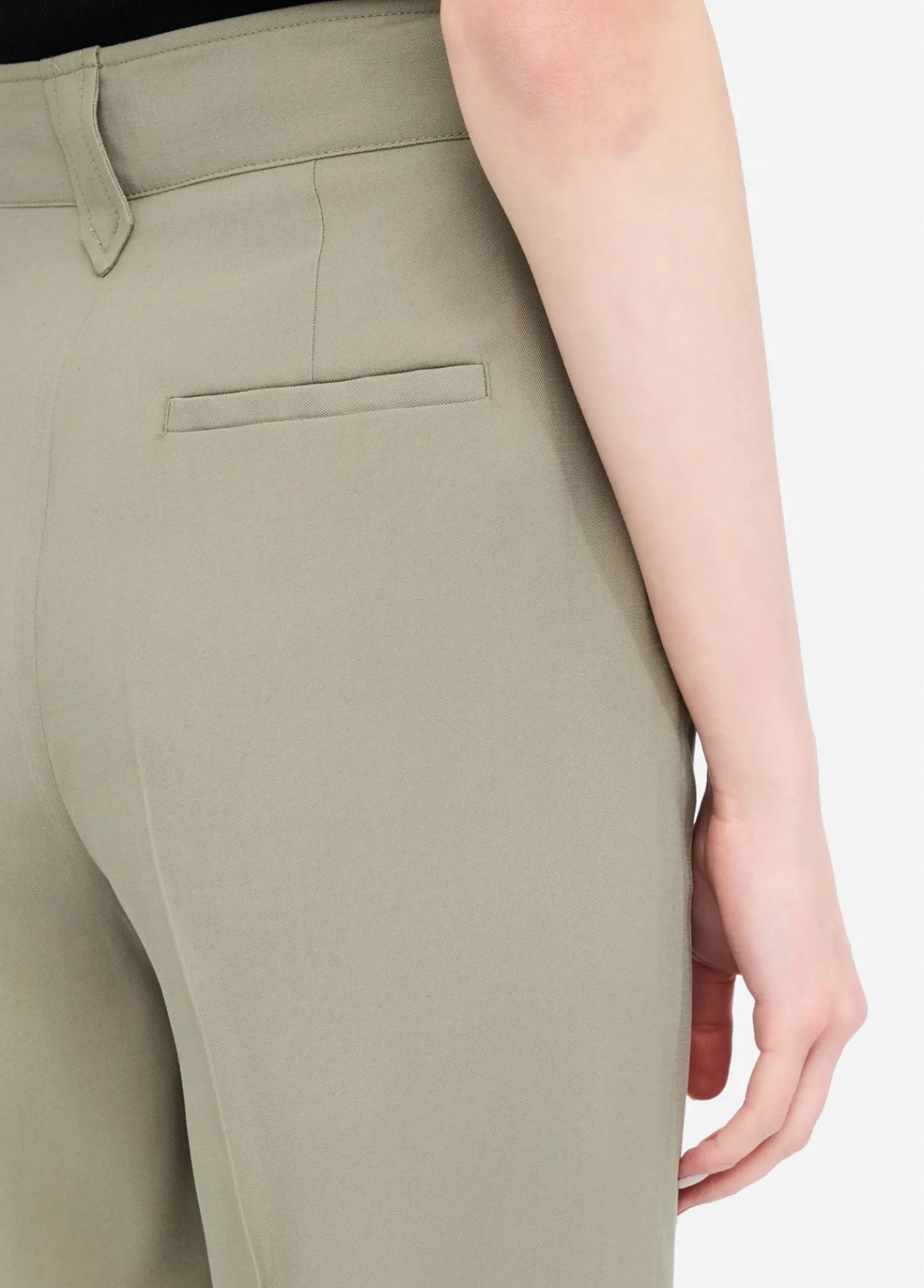 Liu Jo Pantalon droit en gabardine|Femme Pantalons