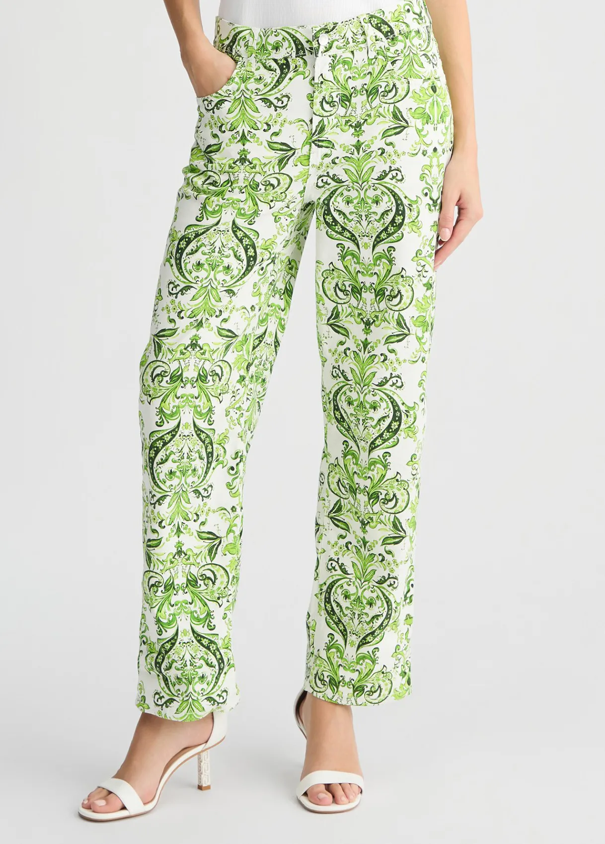Liu Jo Pantalon en coton imprimé|Femme Pantalons
