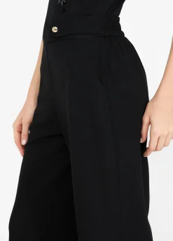 Liu Jo Pantalon en crêpe cady|Femme Vêtements De Sport|Pantalons