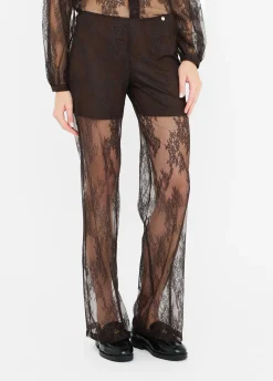 Liu Jo Pantalon en dentelle douce|Femme Pantalons