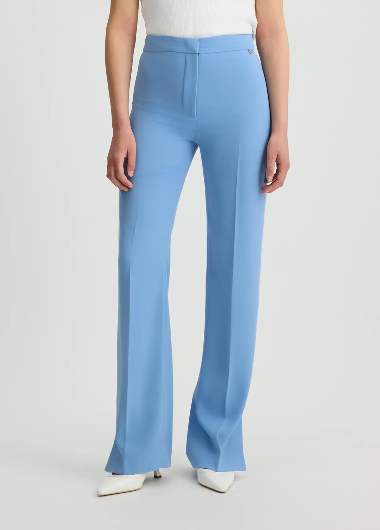 Liu Jo Pantalon en envers satin|Femme Pantalons|Cérémonie