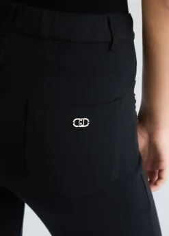 Liu Jo Pantalon en jersey avec strass|Femme Vêtements De Sport|Pantalons