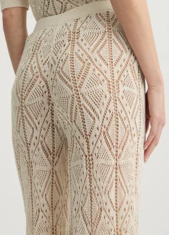 Liu Jo Pantalon en maille crochet|Femme Pantalons