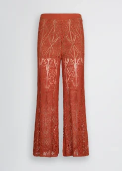 Liu Jo Pantalon en maille crochet|Femme Pantalons