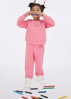 Liu Jo Pantalon en molleton de coton|Enfant Pantalons & Jupes