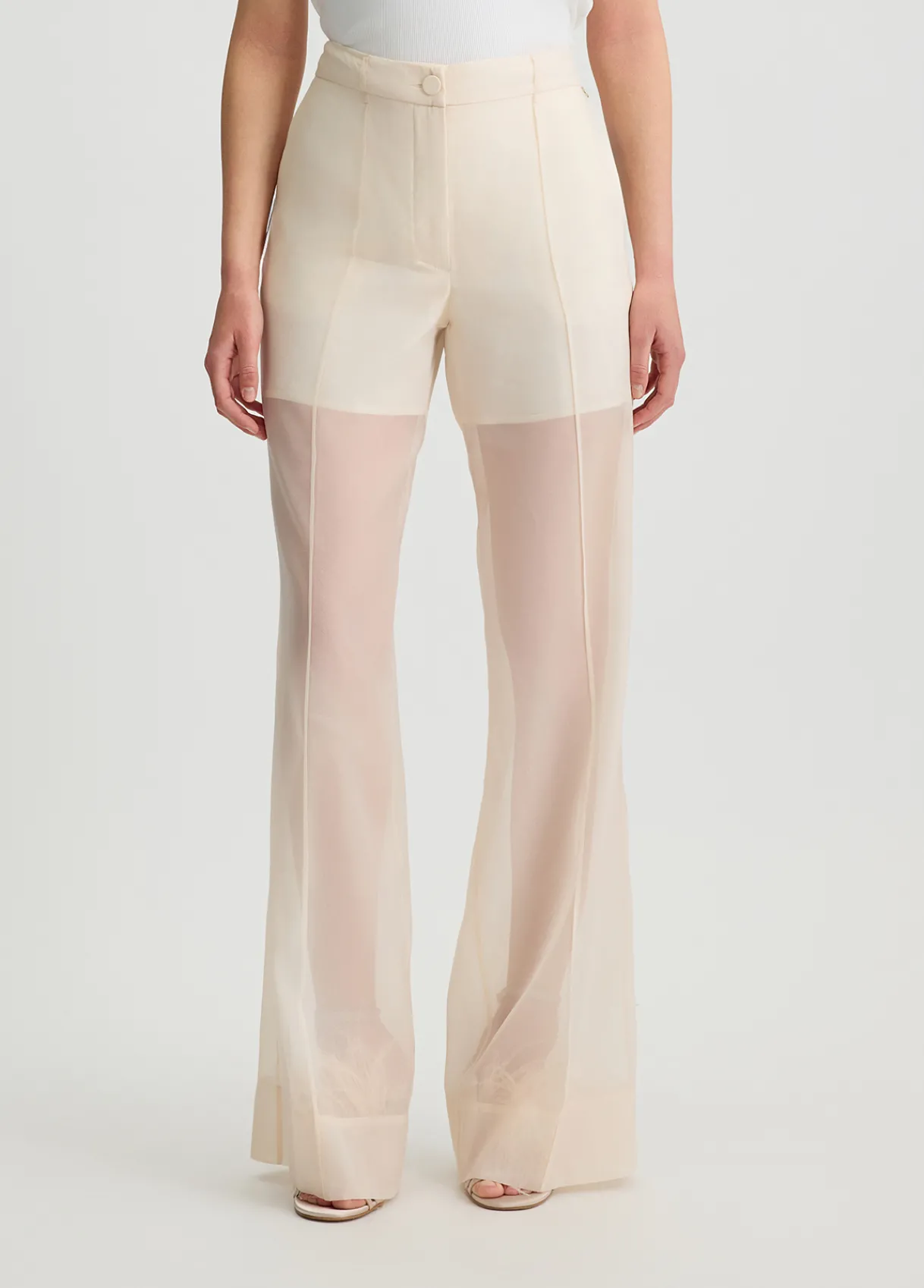 Liu Jo Pantalon en organza|Femme Pantalons|Cérémonie