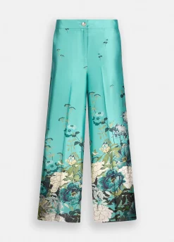 Liu Jo Pantalon en sergé imprimé|Femme Pantalons|Cérémonie