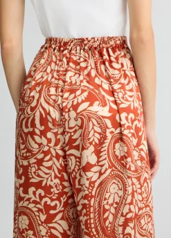 Liu Jo Pantalon en sergé imprimé|Femme Pantalons