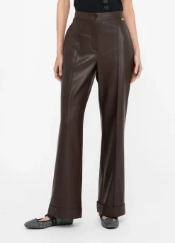 Liu Jo Pantalon en tissu enduit|Femme Pantalons