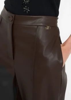 Liu Jo Pantalon en tissu enduit|Femme Pantalons