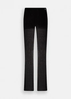 Liu Jo Pantalon en tulle avec strass|Femme Pantalons