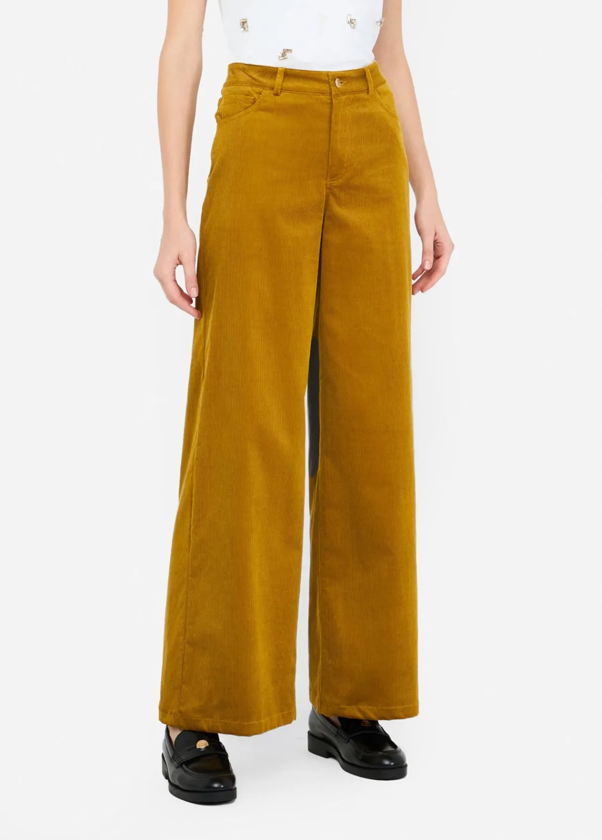 Liu Jo Pantalon en velours|Femme Pantalons