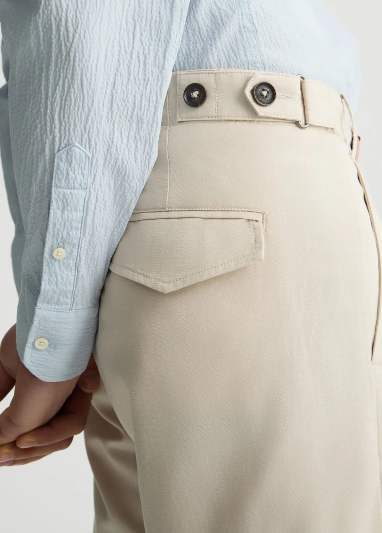 Liu Jo Pantalon jacquard en lin mélangé|Homme Pantalons