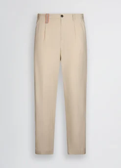 Liu Jo Pantalon jacquard en lin mélangé|Homme Pantalons