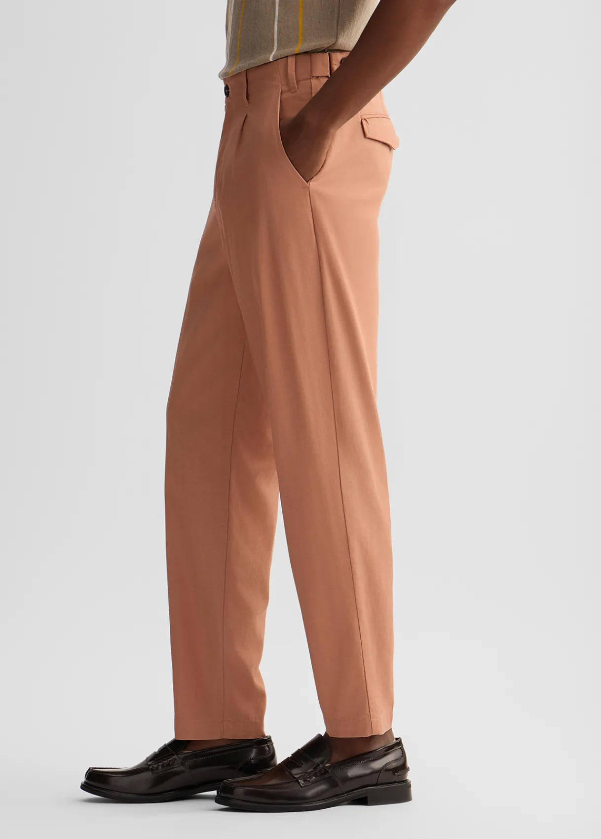 Liu Jo Pantalon jacquard en lin mélangé|Homme Pantalons
